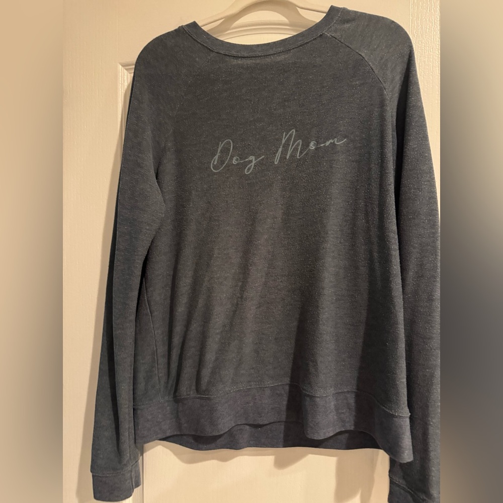 Gray Dog Mom Sweater
